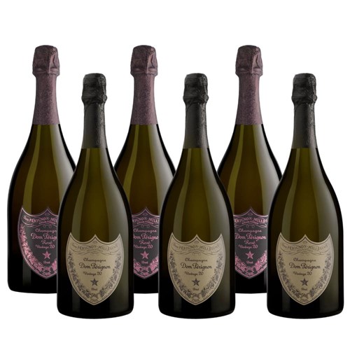Mixed Case of Dom Perignon Brut and Rose (6x75cl)
